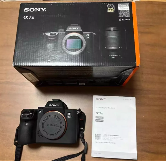 Sony Alpha a7 III 24MP Full-Frame Mirrorless Digital Camera Black A7M3 No Lens